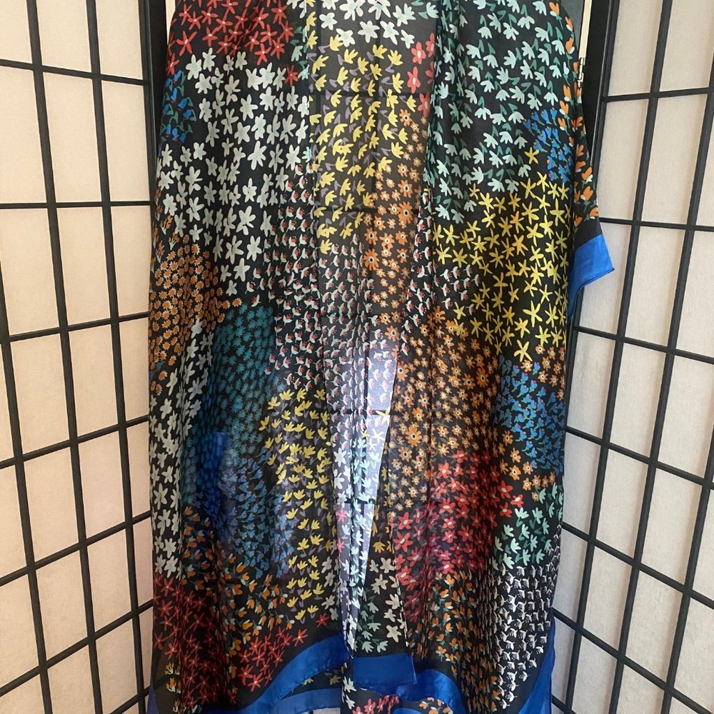 Brand new colorful flower kimono/duster this is a one size fits most